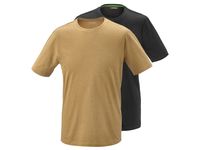 2 heren t-shirts (L (52/54), Zwart/beige)