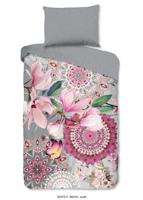HIP Dekbedovertrek "mandala&apos;s en magnolia bloemen" - Multi - (140x200 cm) - Katoen Flanel