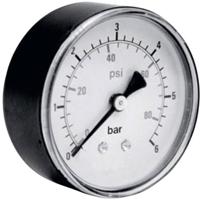 ICH Manometer 306.40.10 Aansluiting (manometer): Achterkant 0 tot 10 bar Schroefdraad (buiten) 1/8 1 stuk(s) - thumbnail