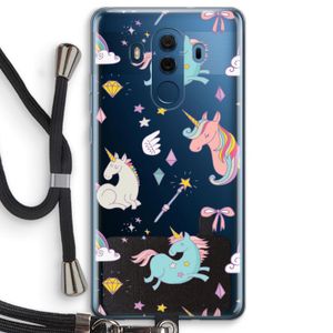 Fantasiewereld: Huawei Mate 10 Pro Transparant Hoesje met koord