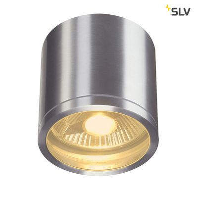 Plafondlamp buiten ROX CEILING OUT geborsteld aluminium GU10
