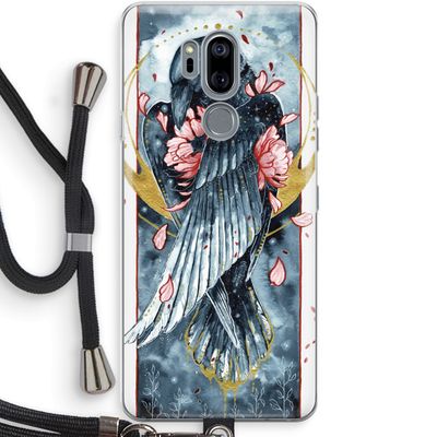 Golden Raven: LG G7 Thinq Transparant Hoesje met koord