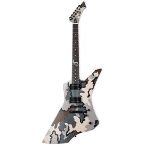 ESP LTD James Hetfield Signature Series Snakebyte KUIU Camo Satin elektrische gitaar met koffer