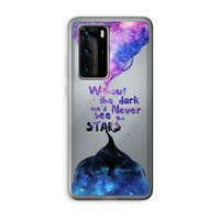 Stars quote: Huawei P40 Pro Transparant Hoesje