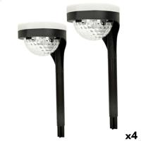 Set tuinverlichting op zonne-energie Aktive 2 Onderdelen Polypropyleen 11 x 49 x 12 cm (4 Stuks)