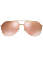 Dolce & Gabbana Eyewear lunettes de soleil à monture aviateur - Rose