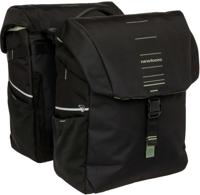 Dubbele fietstas New Looxs Vigo Double RackTime 2.0 - 40 liter - 30 x 19 x 40 cm (2x) - Black-Green