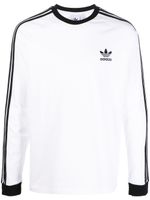 adidas t-shirt en coton à manches longues - Blanc