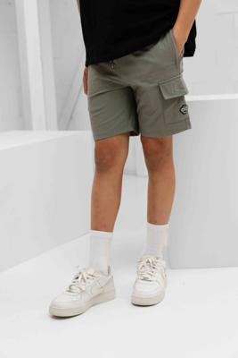 Black Bananas Cargo Korte Broek Kids Groen - Maat 176 - Kleur: Groen | Soccerfanshop