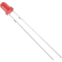 HuiYuan 3004R2D-EPC-S Bedrade LED Rood Rond 3 mm 75 mcd 60 ° 20 mA - thumbnail