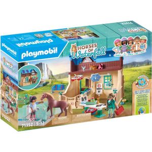 PLAYMOBIL Horses of Waterfall - Paardrijtherapie & dierenartsenpraktijk constructiespeelgoed 71352