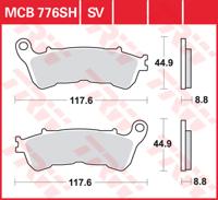 TRW Remblokken, en remschoenen voor de moto, MCB776SH Sinter street
