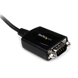 StarTech.com Korte USB naar RS232 Seriële DB9 Adapterkabel met COM-behoud