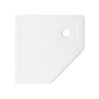 Marenza Diamond Douchebak - 90x90x4cm - vijfhoek - wit SW1188 Marenza Diamond Douchebak - 90x90x4cm - vijfhoek - wit SW1188