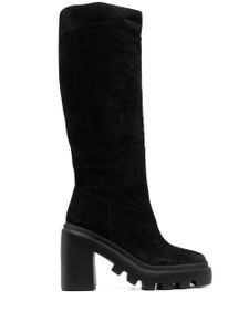 Vic Matie bottes en daim - Noir