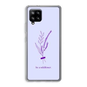 Be a wildflower: Samsung Galaxy A42 5G Transparant Hoesje