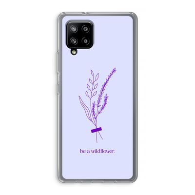 Be a wildflower: Samsung Galaxy A42 5G Transparant Hoesje