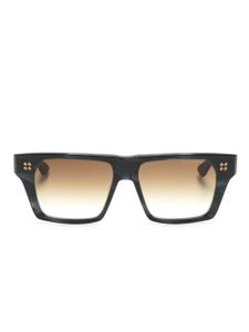 Dita Eyewear lunettes de soleil carrées à logo imprimé - Noir