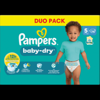 Pampers BabyDry Maat 5, 78 Luiers bij Jumbo