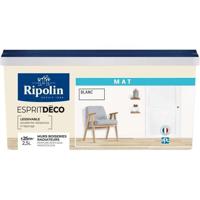 RIPOLIN Muurverf voor alle stukken, Ripolin - Matwit, 2,5L