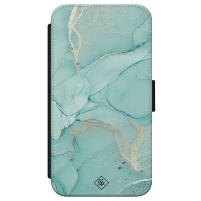 iPhone X/XS flipcase - Touch of mint
