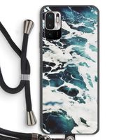 Golven: Xiaomi Redmi Note 10 5G Transparant Hoesje met koord