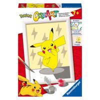 Ravensburger CreArt Schilderen op Nummer Pikachu Pose