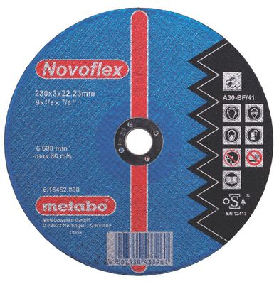 Metabo Accessoires Doorslijpschijf Ø 100x2,5x16,0 staal Novoflex - 25 stuks - 616447000