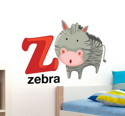 Sticker alfabet letter Z