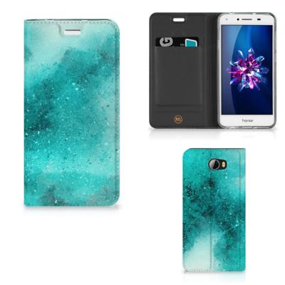 Bookcase Huawei Y5 2 | Y6 Compact Painting Blue Bookcase Huawei Y5 2 | Y6 Compact Painting Blue