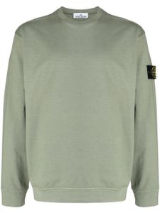 Stone Island sweat en coton à patch Compass - Vert