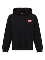 Diesel hoodie S-BOXT en coton - Noir