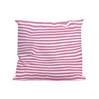 Kussen Lekkere Roze Streep 50x50cm. Smooth Poly Hoes