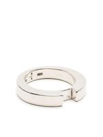 Parts of Four bague Crescent Rift - Argent