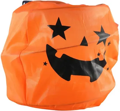 Halloween tas pompoen 17cm oranje