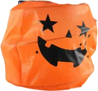Halloween tas pompoen 17cm oranje