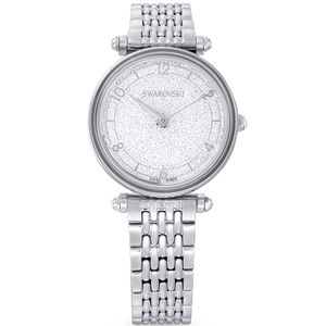 Swarovski 5656929 Horloge Wonder Swiss Made zilverkleurig-wit 35 mm