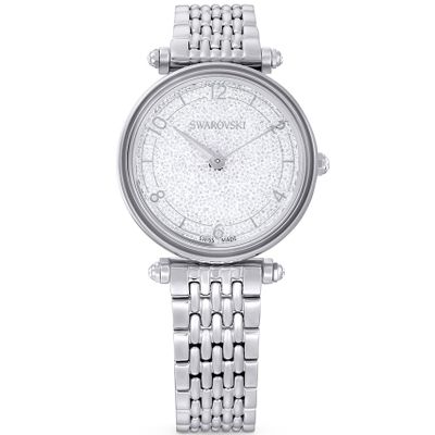 Swarovski 5656929 Horloge Wonder Swiss Made zilverkleurig-wit 35 mm