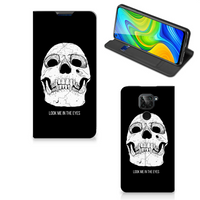 Mobiel BookCase Xiaomi Redmi Note 9 Skull Eyes - thumbnail