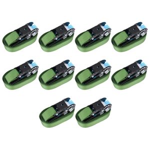 VidaXL Spanbanden 10 st 800 dan 6 m groen