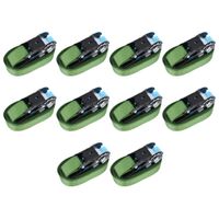 VidaXL Spanbanden 10 st 800 dan 6 m groen