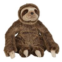 Ravensden pluche knuffel dier Luiaard - 50 cm - bruin - Dieren knuffels uit de jungle