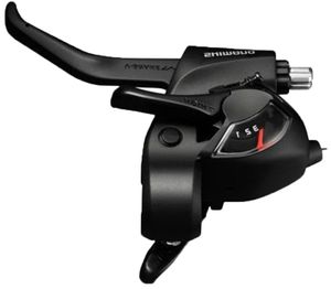 Shimano versteller (links) met remhendel 3 speed tourney st-tx800 2-vingers zwart