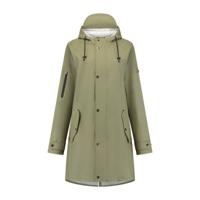 Mirage Regenjas rainfall trenchcoat - maat l - gemaakt van polyester soft touch - olive green