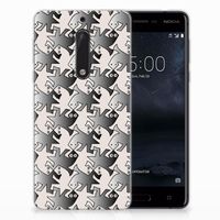 Nokia 5 TPU Hoesje Salamander Grey - thumbnail