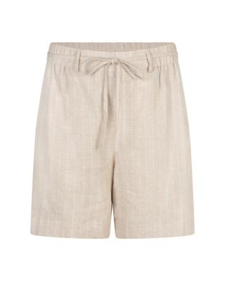 Red Button Cami Short Linen/visco Pinstripe Srb4914 Korte Broeken Pebble