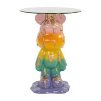 Richmond Ronde Bijzettafel 'Ebba' Glas, 48cm