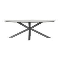 Hartman Xander Tuintafel Ovaal B 220 x D 120 cm - Antraciet
