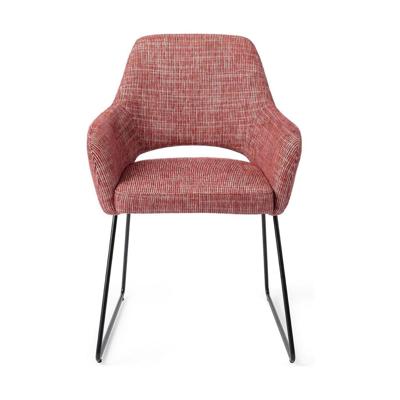 Jesper Home Yanai eetkamerstoel Berry Bars slide black
