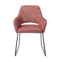 Jesper Home Yanai eetkamerstoel Berry Bars slide black